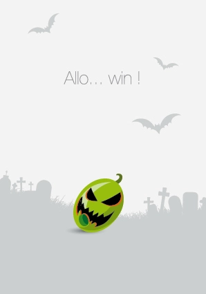 Olive potiron pour Halloween Jeu de mots Allo-Win